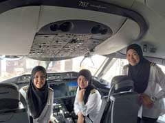 An All-Female Crew Lands A Plane In Saudi Arabia. But They Can't Drive From The Airport