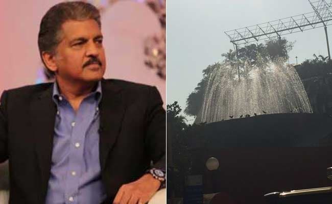 How a Tweet Got Anand Mahindra to Shut Down a Fountain in Mumbai Office