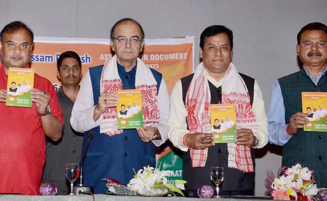 BJP's Vision Document For Assam Targets Illegal Migrants