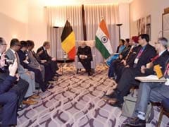 PM Narendra Modi Meets Indian Diamond Traders From Antwerp