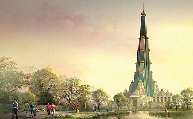 यहां बन रहा है द्वापर युग की झलक देने वाला विश्व का सबसे ऊंचा कृष्ण मंदिर