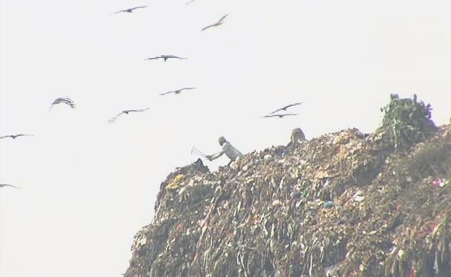Smouldering Mountains Of Garbage Poison Delhi's Air, Water
