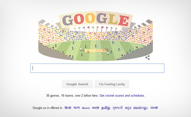 Google Marks The Beginning Of T20 World Cup With A Doodle