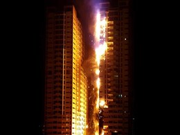 Fire Hits UAE Residential Towers, 5 Injuries Reported Fire Hits UAE Residential Towers, 5 Injuries Reported