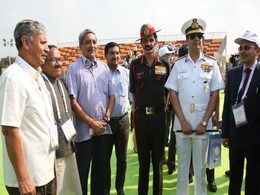 गोवा में डिफेंस एक्सपो : छोटे हथियारों से लेकर तोप और लड़ाकू विमान तक का प्रदर्शन गोवा में डिफेंस एक्सपो : छोटे हथियारों से लेकर तोप और लड़ाकू विमान तक का प्रदर्शन