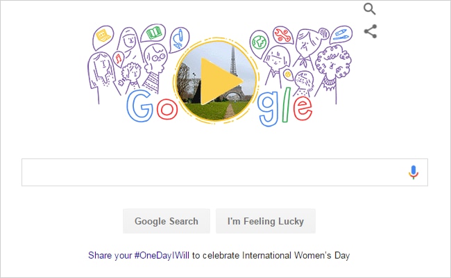 Google Glorifies International Women's Day With A Doodle