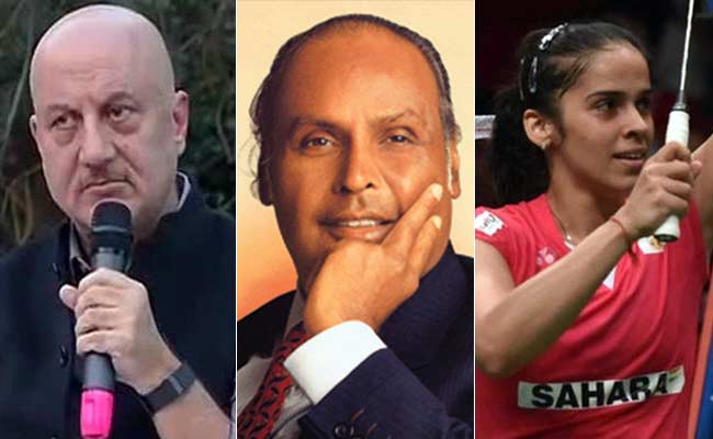 Dhirubhai Ambani, Anupam Kher, Saina Nehwal Honoured With Padma Awards