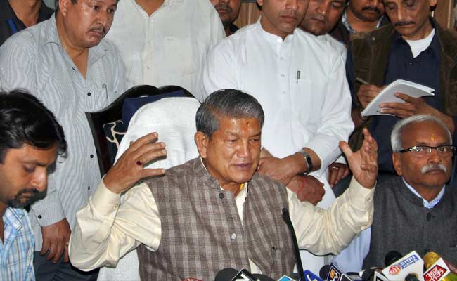 Harish Rawat Says BJP Luring Uttarakhand Congress Legislators With Money Power