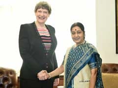 Sushma Swaraj, UNDP Chief Discuss Sustainable Development Goals