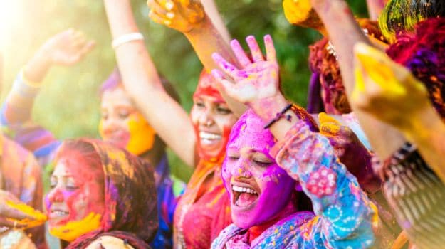 indian festivals holi santiniketan