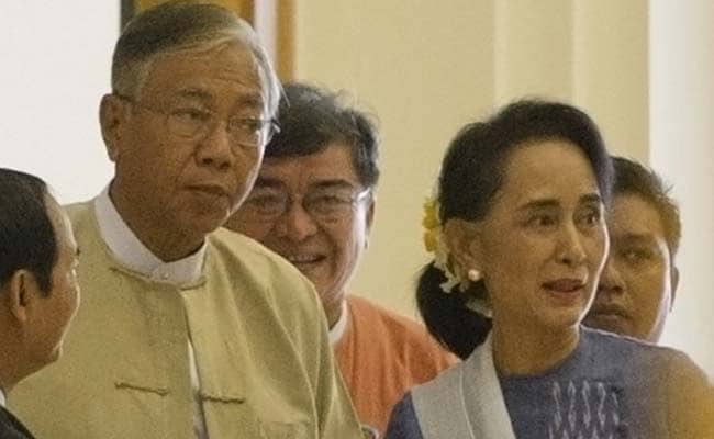Htin Kyaw Wins Historic President Vote In Myanmar Parliament