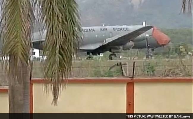 Indian Air Force Plane Tyre Bursts During Landing At Dehradun Airport