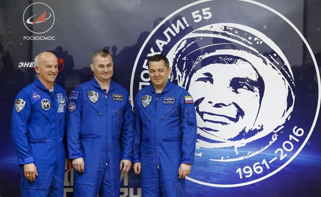 Expedition 47 Crew Members Join International Space Station For Mars Research