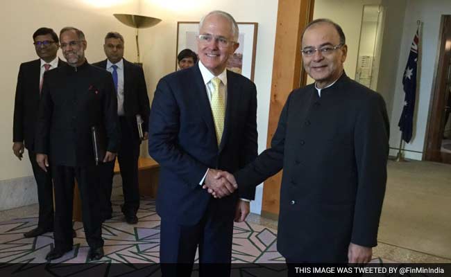 Arun Jaitley Meets Australian PM Malcolm Turnbull, Talks Trade