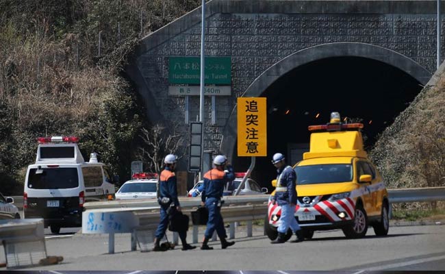 Japan Highway Tunnel Pile-Up Kills 2, Sends Dozens To Hospital