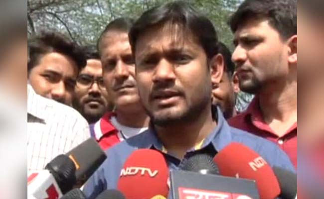 '<i>Jai Samvidhan</i>' Is New Slogan As JNU's Kanhaiya Kumar Leads Protest March