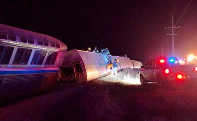 Amtrak Train Derails In Kansas, 32 Hurt