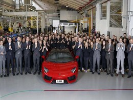5000 Lamborghini Aventadors Produced in 55 Months 5000 Lamborghini Aventadors Produced in 55 Months