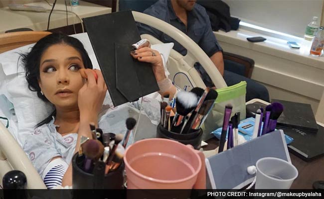 Going Viral: She Applied a Full Face of Make-Up While in Labour