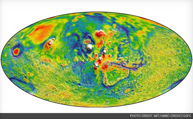 New Mars Gravity Map Reveals Chilling Details