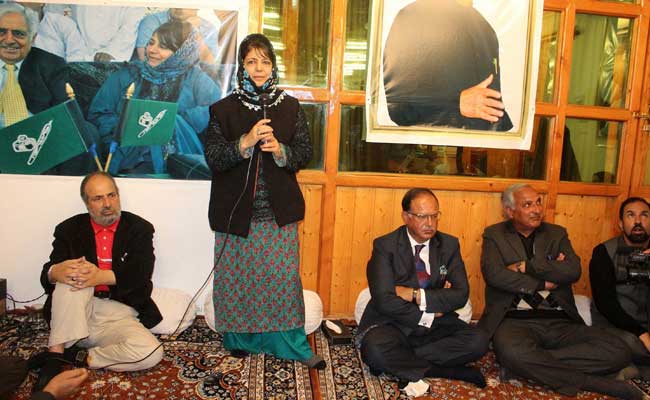 Mehbooba Mufti, BJP Stake Claim To Form Government In Jammu And Kashmir