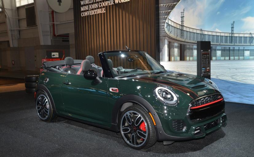 MINI John Cooper Works Convertible Showcased at New York Auto Show