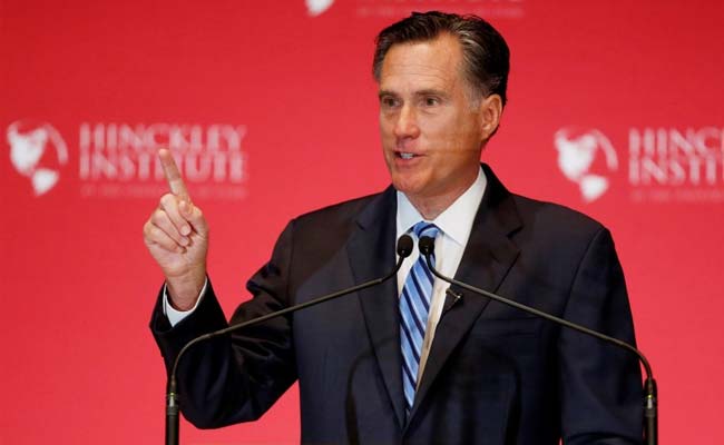 Mitt Romney Speech Slamming Donald Trump