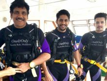 Nagarjuna Goes Scuba Diving With Sons in Maldives