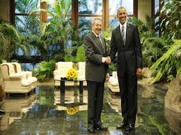 Barack Obama, Raul Castro Come Face To Face In Historic Meeting In Cuba Barack Obama, Raul Castro Come Face To Face In Historic Meeting In Cuba