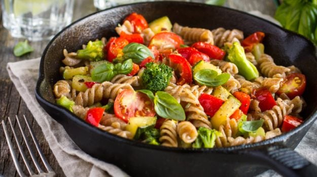 Pasta in mushroom sauce