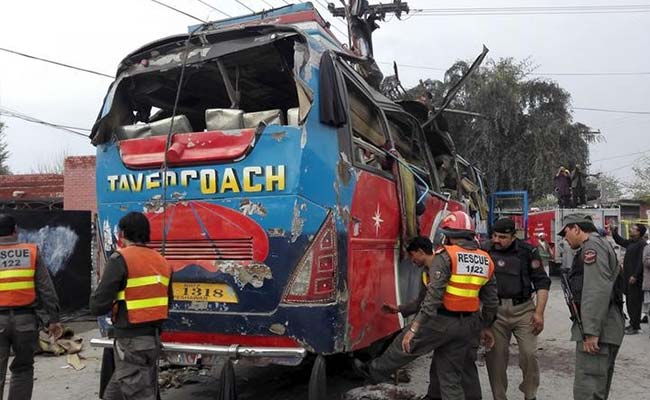 At Least 16 Killed, 24 Injured In Bus Blast In Pakistan's Peshawar