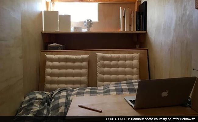 Man Pays $400 A Month To Sleep In Wooden Box In Friends' San Francisco Living Room