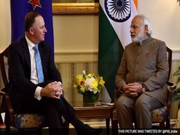 PM Narendra Modi Meets His New Zealand Counterpart John Key In US PM Narendra Modi Meets His New Zealand Counterpart John Key In US