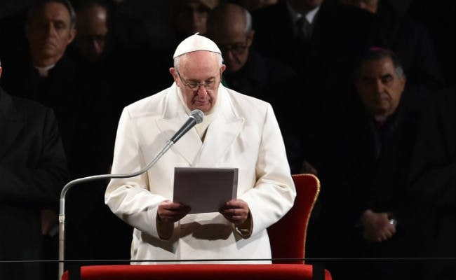 Pope Slams Europe's 'Anaesthetised Conscience' Over Migrants In Easter Tirade