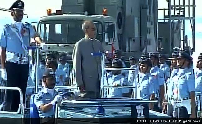 President Pranab Mukherjee Honours Elite Helicopter Unit Involved In 26/11 Ops