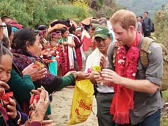 Britain's Prince Harry Celebrates Holi In Nepal