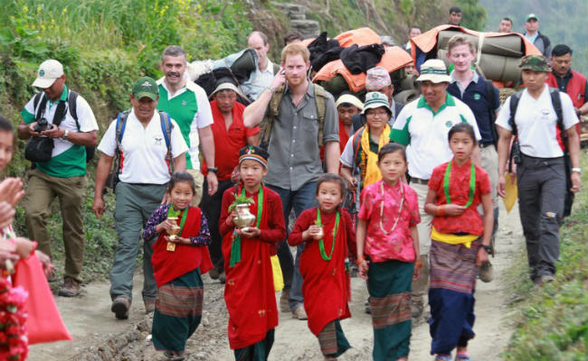 Prince Harry Spends Night At Village Home In Nepal