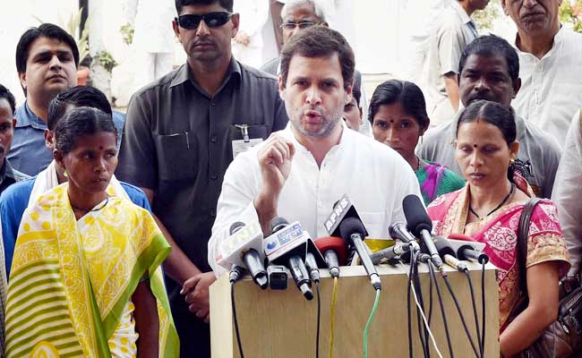 Modi Government 'Crushing' The Weak And Poor, Alleges Rahul Gandhi