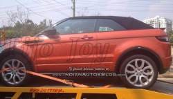 Land Rover Range Rover Evoque Convertible Spotted in India