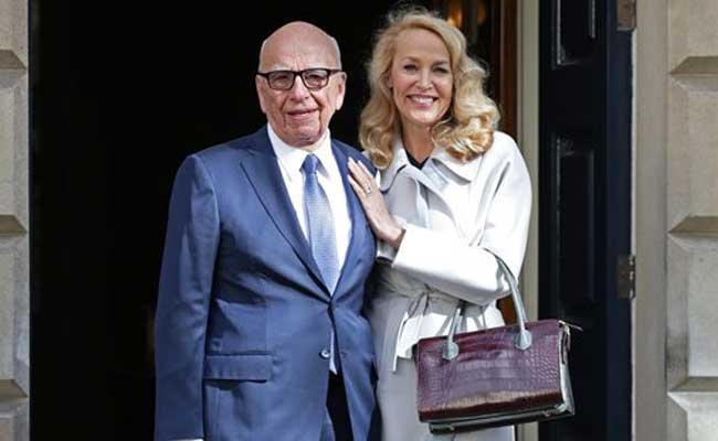 Media Mogul Rupert Murdoch Marries Jerry Hall In London