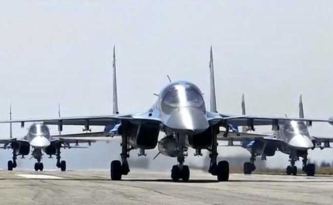 First Group Of Russian War Planes Leaves Syria For Russia: Defence Ministry