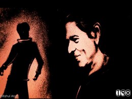 <i>Fan Ho Gaya:</i> 50 Glorious Years of Shah Rukh in 200 Seconds of Sand Art <i>Fan Ho Gaya:</i> 50 Glorious Years of Shah Rukh in 200 Seconds of Sand Art