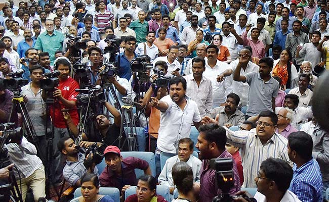 Hyderabad Day 2: Shoe Thrown At Kanhaiya Kumar