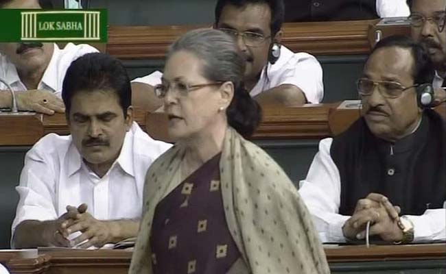 Sonia Gandhi Seeks Passage Of Reservation Bill On Women's Day