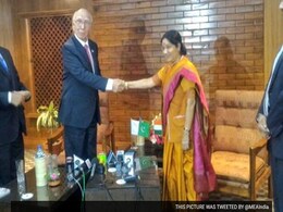 Sushma Swaraj Leaves For India After 3-Day SAARC Meeting In Nepal Sushma Swaraj Leaves For India After 3-Day SAARC Meeting In Nepal