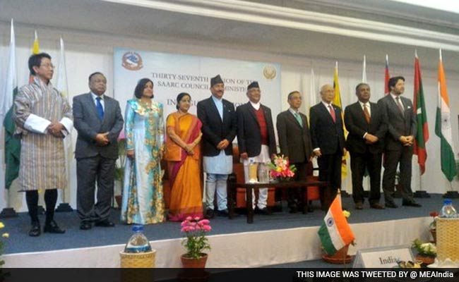 Sushma Swaraj Meets Nepal Prime Minister Ahead Of SAARC Summit