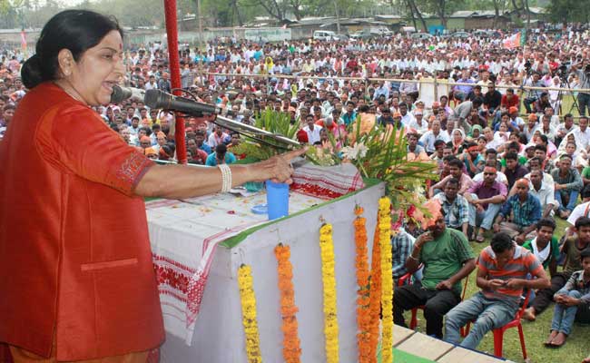 Good Relations To Help Resolve Influx From Bangladesh: Sushma Swaraj