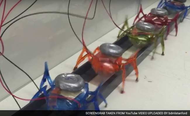 Modeled After Ants, Teams Of Tiny Robots Can Move 2-Ton Car