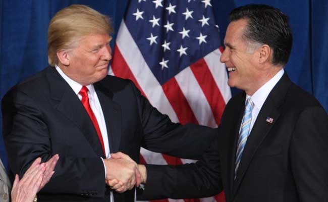 On Republican Debate Day, 2012 Nominee Romney To Rebuke Trump