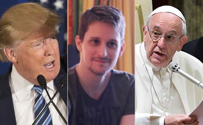 Trump, Snowden And Pope Might Be On Nobel Peace Prize Nominations List